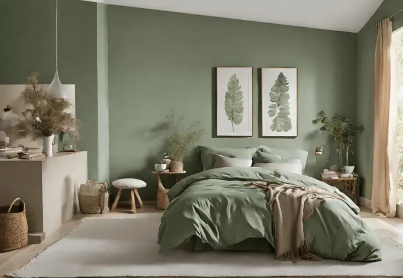 Sage Green Bedroom Accents and Decor 