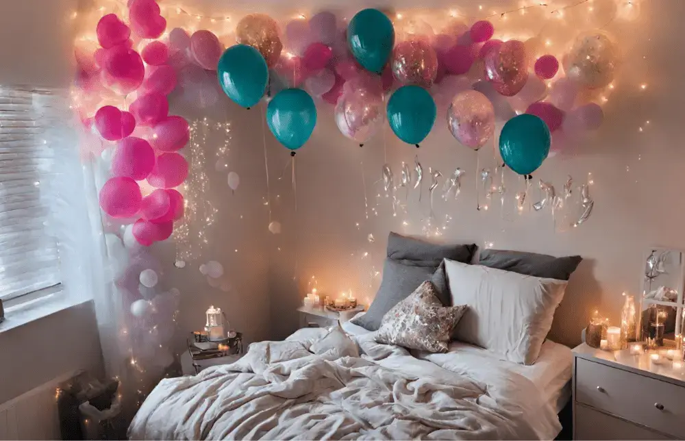 Birthday Bedroom Decorations Final touches: Consider party favors and finishing touches