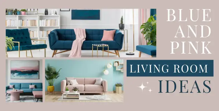 Blue and Pink Living Room Ideas