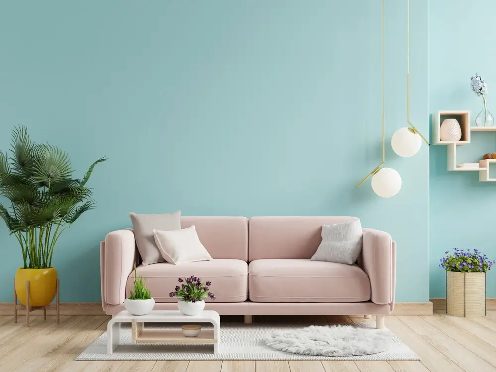 Choosing the Right Shades for Blue and Pink Living Room