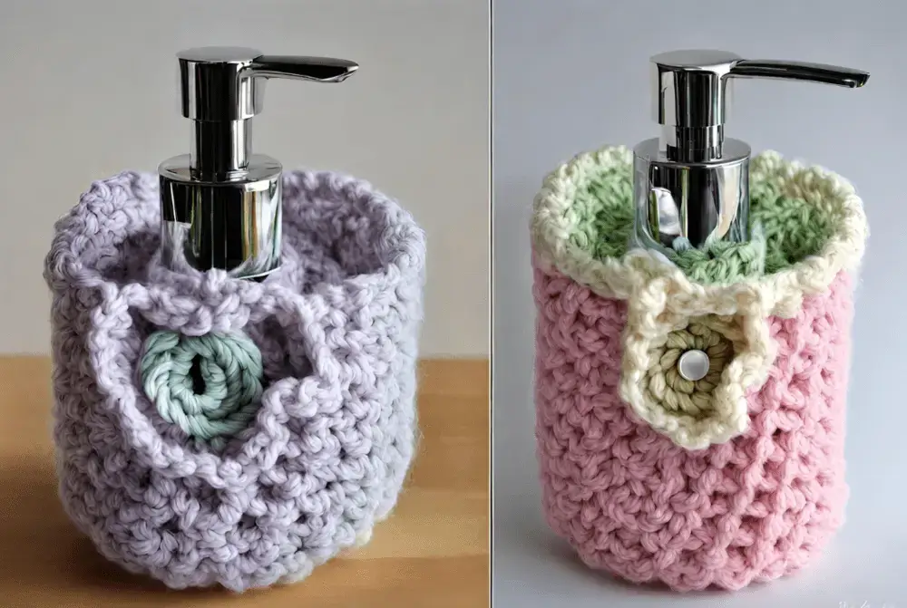 Crochet Soap Dispenser Cover