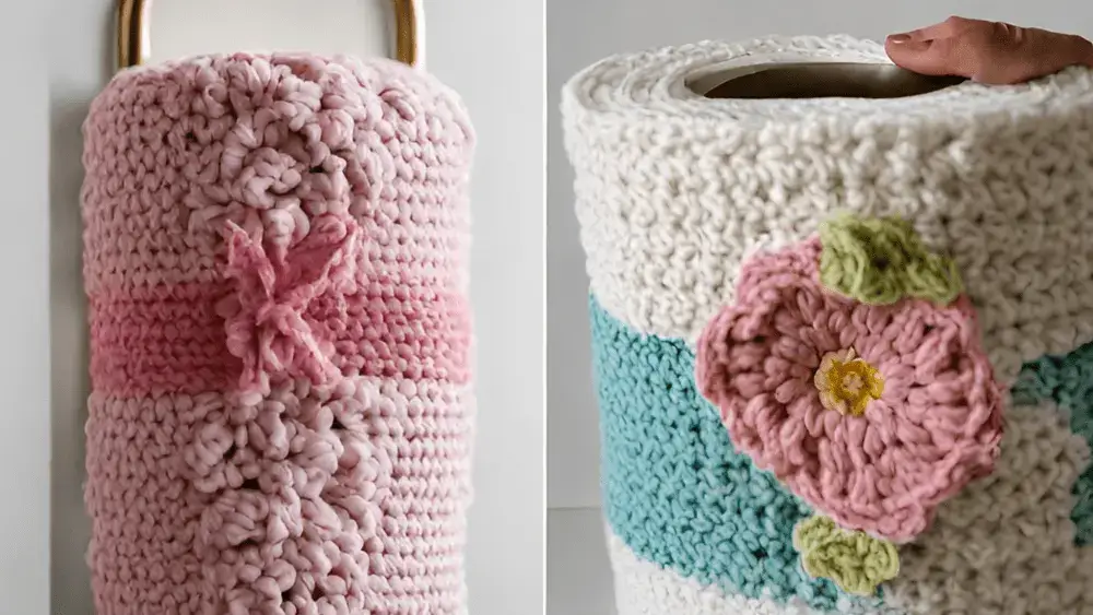 Crochet Toilet Paper Holder