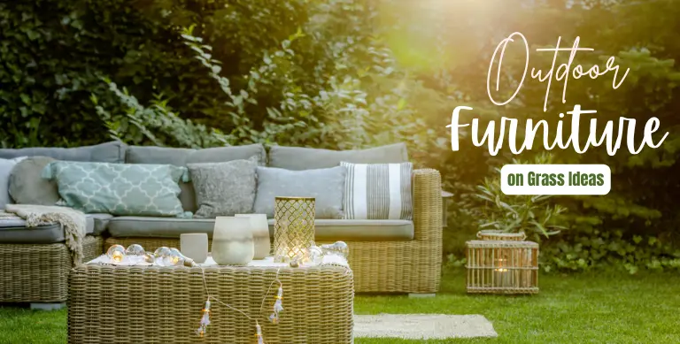 Outdoor Furniture on Grass Ideas
